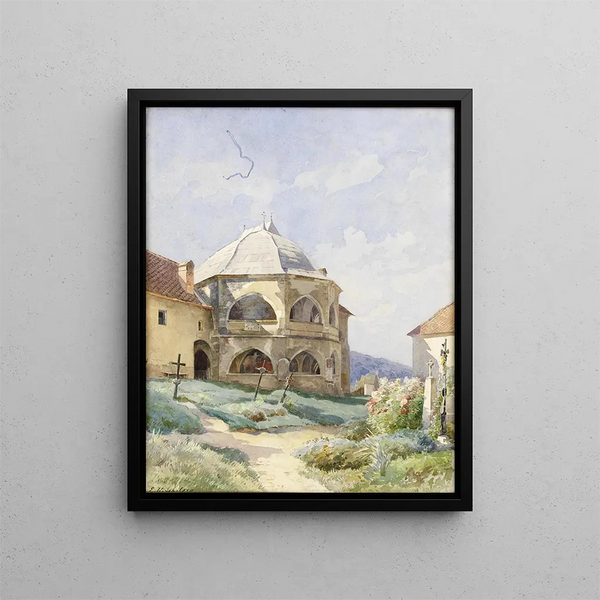Karner and Maria Saal - Ernestine von Kirchsberg — framed artwork on a wall