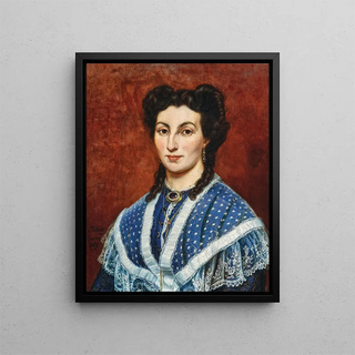 Ernst Benedikt Kietz - Portrait of a Lady Madame Pannetier.webp