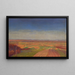 Marchfeld vanaf de Bisamberg - Ernst Eck — ingelijst kunstwerk aan de muur