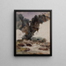 La grotte de Neptune près de Tivoli - Ernst Fries — ingelijst kunstwerk aan de muur