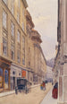 The Dorothée Street in Vienna with the old pawnshop - Ernst Graner — artwork view