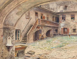 Ernst Graner - Hof in der Kahlenbergerstrae.webp