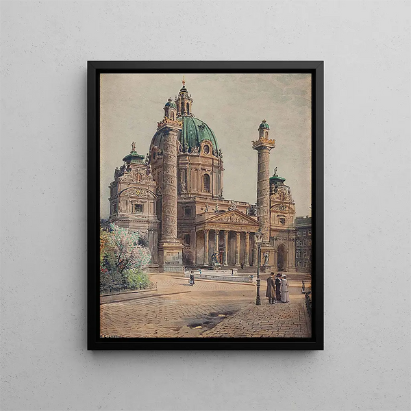 Église Saint-Charles - Ernst Graner — framed artwork on a wall