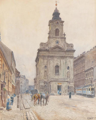 Ernst Graner - The socalled Rauchfangkehrerkirche in Vienna.webp
