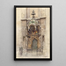 The West Portal of Maria am Gestade Church in Vienna - Ernst Graner — framed artwork on a wall