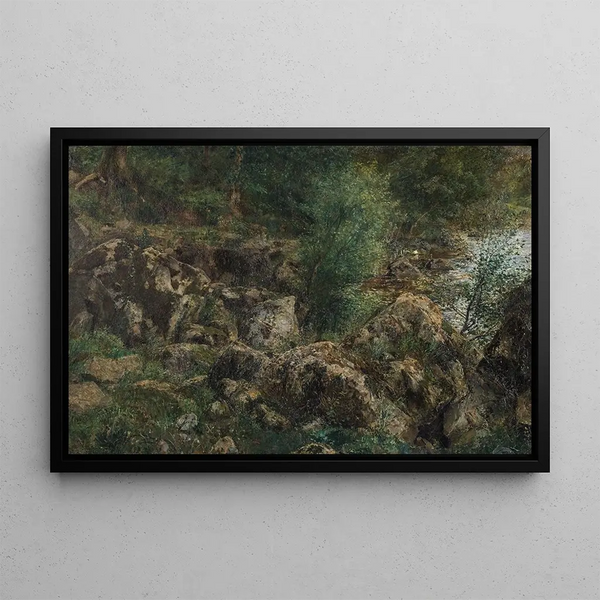 La Fraîcheur - Ernst Josephson — ingelijst kunstwerk aan de muur