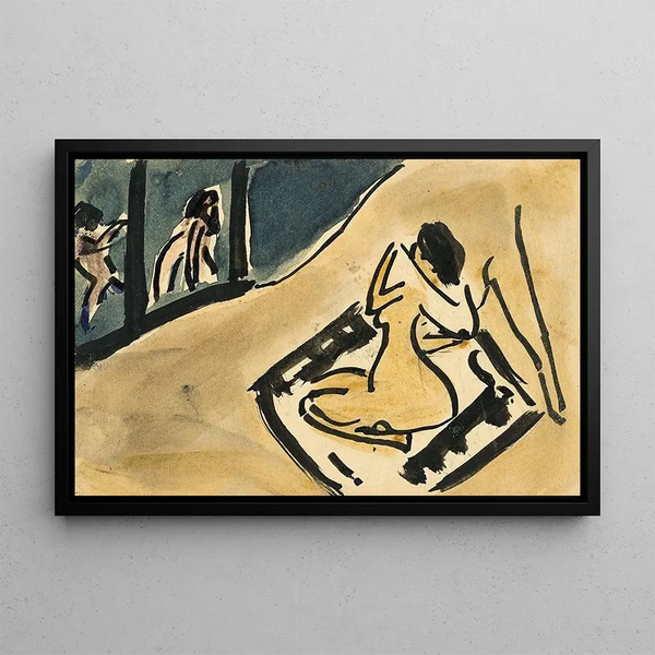 Ernst Ludwig Kirchner - Badende sich abtrocknend.webp