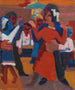 Danse paysanne - Ernst Ludwig Kirchner — weergave van het kunstwerk