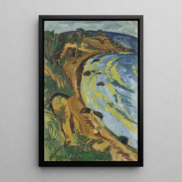 Ernst Ludwig Kirchner - Bay on the Coast of Fehmarn.webp