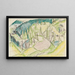 Landschap met dennenbomen - Ernst Ludwig Kirchner — ingelijst kunstwerk aan de muur