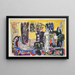 Moderne bohemien schilderij - Ernst Ludwig Kirchner — ingelijst kunstwerk aan de muur