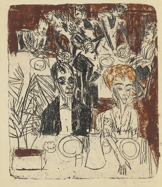 Ernst Ludwig Kirchner - Das Mahl im Sanatorium.webp