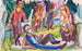 Familie op de prairie - Ernst Ludwig Kirchner — weergave van het kunstwerk