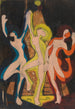 Danse des couleurs Farbstock II - Ernst Ludwig Kirchner — weergave van het kunstwerk
