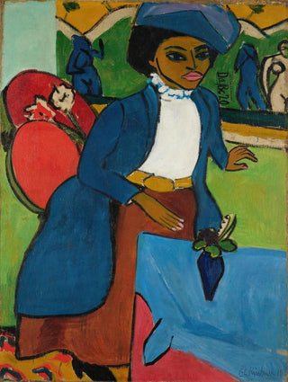 Ernst Ludwig Kirchner - Frauenbildnis Portrait of a Woman.webp
