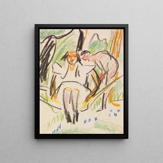 Ernst Ludwig Kirchner - Frnzi in der Hngematte.webp