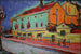 Huizen in Dresden - Ernst Ludwig Kirchner — weergave van het kunstwerk