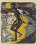 Hans Gewecke marchant dans la mer - Ernst Ludwig Kirchner — weergave van het kunstwerk