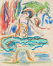Danseres in cabaret - Ernst Ludwig Kirchner — weergave van het kunstwerk