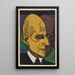 Tête du Dr Bauer - Ernst Ludwig Kirchner — ingelijst kunstwerk aan de muur