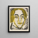 Hoofd Mary Wigmann - Ernst Ludwig Kirchner — ingelijst kunstwerk aan de muur