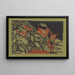 Troupeau de vaches avec un berger - Ernst Ludwig Kirchner — ingelijst kunstwerk aan de muur