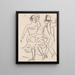 Dansend paar - Ernst Ludwig Kirchner — ingelijst kunstwerk aan de muur
