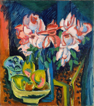 Ernst Ludwig Kirchner - Pink Roses.webp