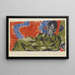 Portret van Otto Mueller - Ernst Ludwig Kirchner — ingelijst kunstwerk aan de muur