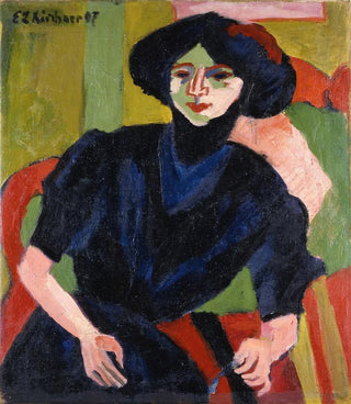 Ernst Ludwig Kirchner - Portrait of a Woman.webp
