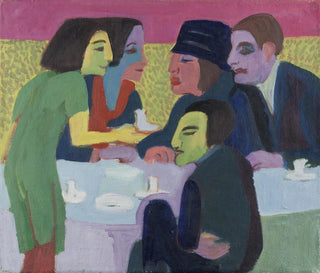 Ernst Ludwig Kirchner - Scene at a Caf.webp
