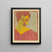 Zelfportret - Ernst Ludwig Kirchner — ingelijst kunstwerk aan de muur