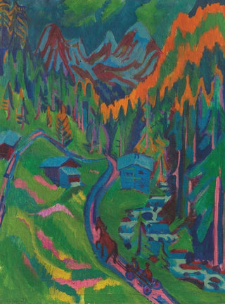 Ernst Ludwig Kirchner - Sertigweg im Sommer.webp