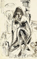 Vrouw zittend in bad - Ernst Ludwig Kirchner — weergave van het kunstwerk