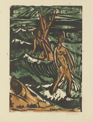 Ernst Ludwig Kirchner - Three Bathers in the Waves.webp