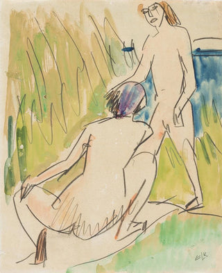 Ernst Ludwig Kirchner - Two Nudes at the SeaFehmarn.webp