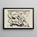 Wild paard en herder - Ernst Ludwig Kirchner — ingelijst kunstwerk aan de muur