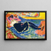 Vrouw met zwarte kousen La Grande Grete - Ernst Ludwig Kirchner — ingelijst kunstwerk aan de muur