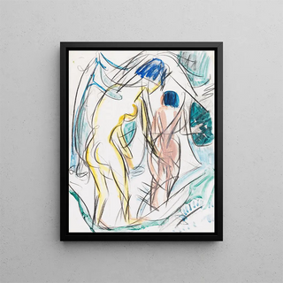 Ernst Ludwig Kirchner - Zwei Akte im Walde.webp