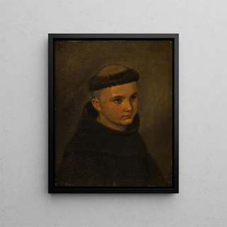 Ernst Meyer - HalfLength Portrait Of A Young Franciscan.webp