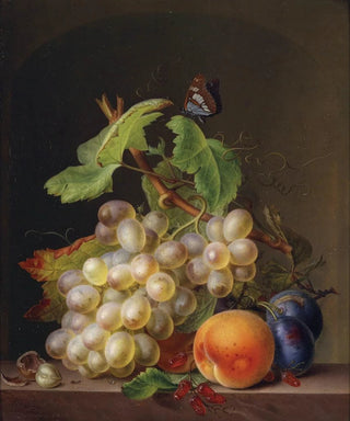 Ernst Moritz Gustav Tettelbach - Stillleben Mit Weintrauben.webp
