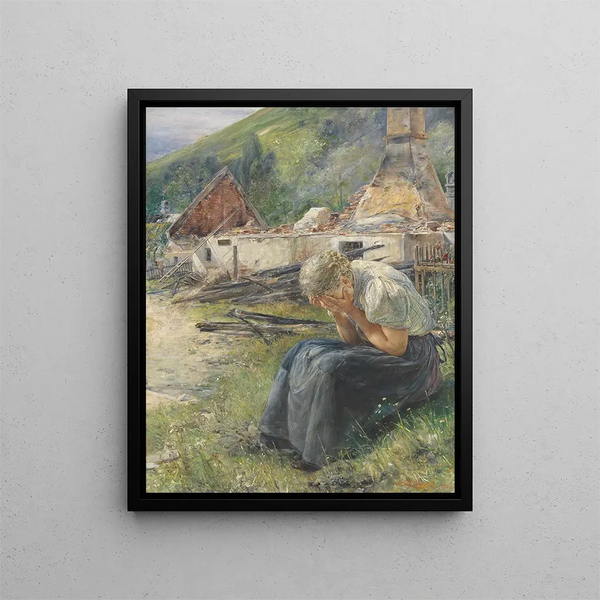 The Next Day - Ernst Nowak — framed artwork on a wall
