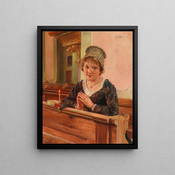 Devotions - Ernst Nowak — framed artwork on a wall