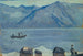 Aan het Strand van het Lugano Meer - Ernst Schiess — weergave van het kunstwerk