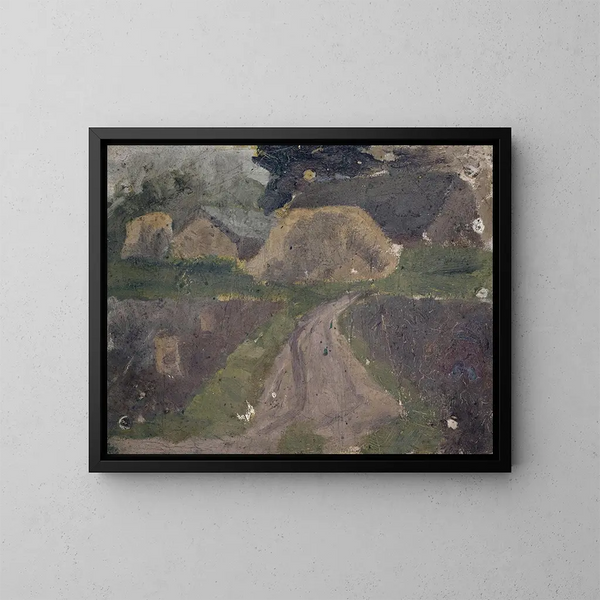 Farm - Ernst Schiess — framed artwork on a wall