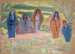 Vijf Bedoeïenen - Ernst Schiess — weergave van het kunstwerk