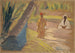 In de oase - Ernst Schiess — weergave van het kunstwerk