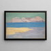 Bras de mer et chaîne de montagnes lointaine - Ernst Schiess — ingelijst kunstwerk aan de muur