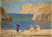 van Baie rocheuse avec deux figures assises - Ernst Schiess — weergave van het kunstwerk
