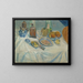 Tafel na de maaltijd - Ernst Schiess — ingelijst kunstwerk aan de muur